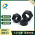 京开隆 8.8级高强度螺母 碳钢发黑螺帽 发黑加厚重型六角螺母  一个价 M18 