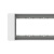 贵派（goldp）三位空白白色118型(中)面板框架 贵雅A7S-118白色系列墙壁暗装插座