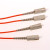 LHG 光纤跳线 SC-SC 多模双芯 橙色 5m SC/SC-MM-5米