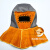 HKNA牛皮电焊面罩头戴式焊帽焊工焊接面具翻盖烧焊自动变光电焊面罩 普通款