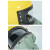 新款喷砂头盔喷砂房进口沙帽ABS喷砂帽帆布喷砂服高压喷砂机配件 深灰色呼净化器一个