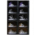 宝巢(BAOCHAO)鞋盒透明亚克力宿舍防尘可拆卸简约侧开塑料鞋架子防氧化礼盒收纳盒 黑色10个装