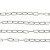 筑筠 304不锈钢防盗链锁 金属铁链链条 直径3mm长10米 单位：条