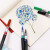 派通（Pentel）科学毛笔小楷练字软毛笔 书法笔便携彩色绘画手帐笔可换墨胆 XGFL 蓝色