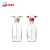 化科 螺口洗气瓶 GL45螺口缓冲瓶 耐压缓存瓶 玻璃缓冲瓶 500ML 白色四氟盖 整套