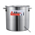 定制加厚不锈钢汤桶商用学校厨房打饭桶油桶米桶水桶开提水桶 创发特厚30cm汤桶(2.2厚)