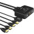 麦森特（MAXCENT）KVM切换器2口HDMI USB鼠标键盘共享器二进一出支持打印机U盘 AE-102H