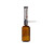 希万辉 套筒式可调定量加液器透明棕色玻璃加液瓶塑料套装 加液器配棕色玻璃瓶（500ml）