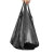 冰禹 BYQ-674 酒店物业加厚垃圾袋 大号垃圾袋黑色塑料袋（100个）40*60cm手提款