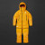 北面（The North Face）男士羽绒服  保暖耐寒贴合灵活连体户外喜马拉雅登山羽绒服套装 橙色Summit Gold L