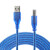 USB2.0打印机数据线高速方口连接转接线 A公对B公 带屏蔽磁环 30CM