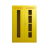 康迪普 应急物资柜加厚消防柜紧急救援火警消防箱商场物业微型防护器材柜 黄色*款式二