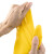 赫思迪格 JG-108 加厚乳胶手套 牛筋工业劳保手套 清洁洗衣洗碗手套 橡胶手套 黄色 L码