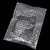 赫思迪格 加厚防震气泡袋 泡沫包装袋 防潮防尘袋 (100个) 8*10cm HGJ-1125