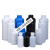 沁度样品瓶 密封包装瓶样品化工瓶分装瓶试剂粉末瓶250/500/1000m 100ml白色-非防盗盖配铝箔片