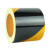 朋安 反光警示胶带 高亮耐磨安全标识反光膜 强力地贴反光贴条 黑黄色10cm*33米