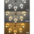 LOCKZI客厅灯简约现代大气家用2024年新款奶油系吊灯北欧风南瓜创意饭厅 奶油色-6+6头 三色光