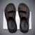 JEEP SPIRIT男士凉鞋2024新款夏季休闲外穿透气皮凉拖鞋防滑防臭沙滩鞋男 乳胶CQ54-1棕色(90%的客户) 44