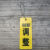 普力捷工业开闭状态指示牌 亚克力管道标示挂牌 设备阀门常开常闭标识牌 单位：个 黄色调整 6.5*4cm