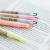 日本文具MUJI无印良品荧光笔双头视窗学生标记笔黄色/绿色记号笔 5支装每色各1支+两段笔盒 可 以