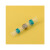 盛富永 防水免压焊锡环热缩管透明接线端子电线套管 白色 0.25-0.34平方(50个)