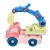 澳乐 儿童挖掘车工程车儿童拼装益智玩具车吊机螺丝钉组装可拆卸趣味拆装工程车-挖掘机