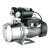 龙珠 不锈钢喷射泵220V全自动增压泵自来水管道加压水泵小型喷射自吸泵 1100W不锈钢喷射泵自动款