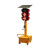 重安盛鼎 交通信号灯可升降移动LED太阳能红绿灯十字路口警示灯200mm可升降4面箭头红绿灯