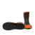 安全牌 ZX040 绝缘靴 40kv高压电工电力防触电半筒雨靴 橙棕色 44码