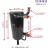高效罐换热器壳管式冷凝器蒸发器储液罐空调热泵空气能热交换器 1.5匹高效罐不带储液 矮款
