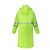 谋福（CNMF）268 长款雨衣 反光雨衣保安执勤 荧光绿长风衣 XL 