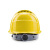 伟光 安全帽 高强度ABS透气领导监理头盔 工地建筑工程 新国标电绝缘安全帽 黄色透气款 旋钮式调节