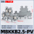 HXDU MBKKB2.5-PV灰色【上下互联款】【1只】 导轨式端子接线端子排定制