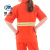 魅祥 短袖带反光条工作服 橙色环卫绿化园林清洁夏季环保服 橙色 175CM