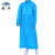 魅祥 徒步时尚加厚EVA防护雨衣男女连体成人纽扣雨衣旅游雨披 蓝色 均码（五个装）
