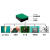 山头林村防静电绝缘地毯 促销绿色台垫 胶皮 桌垫绝缘橡胶板导电地垫厂家 绿色0.2迷*0.3迷*2mm