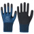 创信（CHUANG XIN）L858 超细发泡乳胶掌浸手套耐磨防滑工作手套 蓝色 12副/包