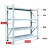 欧因 置物架仓库轻型展示架货架仓储多层-2.0米高四层白色主架 轻型 长180* 宽50