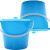 卉营（HUIYING）多用塑料桶 9030多用桶手提带盖塑料桶 绿蓝红 250*205mm 颜色随机 /个 可定制