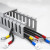 PVC线槽塑料走线槽配线槽桥架开口型阻燃明装工业线槽100mm10米定制