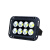 诺司朗 LED灯 照明灯 户外高杆路灯 厂房广场高杆灯 暖白光600瓦 IP65 单位：个 黑色