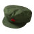 65式军绿解放帽 军迷帽 五角星帽 芳华演出平顶帽 收藏纪念帽 帽子+五角星 一号（头围59-61厘米）
