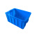 天迹 塑料周转箱 货架物料收纳盒 长方形五金零件盒 螺丝工具盒 9#195*146*65 蓝