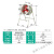 防爆轴流风机强力离心高压高速管道工业排风扇三相消防220 CBF300F岗位380V