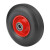 FACEMINI nn-04 10寸实心轮350-4橡胶轮重型滚轮免充气脚轮老虎车手推车轮子 350-4铁板芯小号（直径215mm）