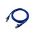 鸣灵 MLTX6-10M 六类非屏蔽成品网线 10米 1条 蓝色