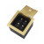 音频网络地插接线隐藏插座话筒盒HDMI开启式多媒体网络座 一位 铜款4个母卡侬