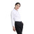 中神盾YZ-705  男女长袖衬衫夏季新款商务男女装液氨免烫长袖衬衣定制（100-499套） 白色麦穗纹 37码（L）