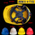 山头林村安全帽工地生产车间安全帽建筑施工加厚透气安全头盔印字安全帽 进口加厚ABS款红色