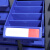力多方 零件柜抽屉式整理柜螺丝物料工具柜分类存储柜电子元件柜物料收纳柜不带门 30大抽蓝色盒
